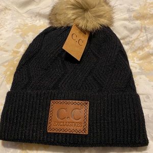 NWT CC Pom Beanie